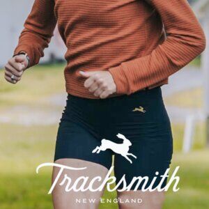 Tracksmith Allston 5" Tight in Navy ~ EUC ~ Size Large